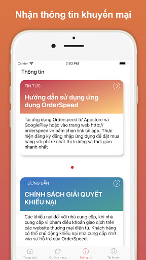 OrderSpeed Đặt hàng Trung Quốc Screenshot
