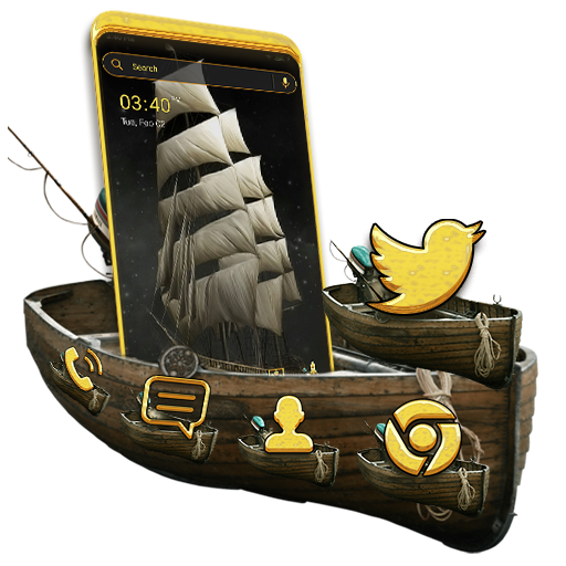 Sand Ship Launcher Theme logo