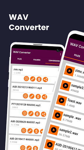 Android application WAV To MP3 Converter screenshort