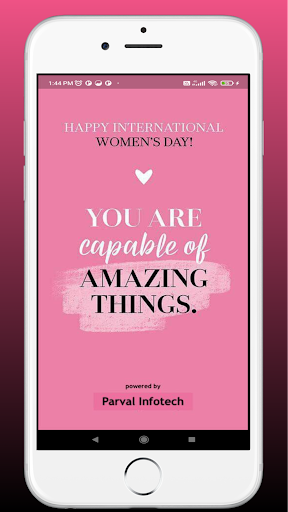 Android application Womens day wishes screenshort