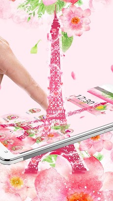 ピンクのエッフェル塔のパリのテーマ Androidアプリ Applion