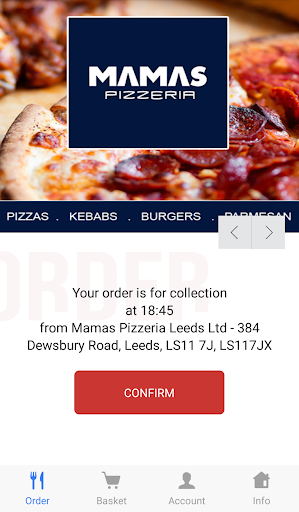 Mamas Pizzeria Beeston Screen 2