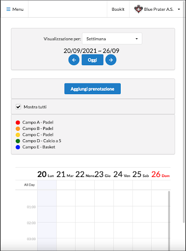 BookIt Enterprise Screen 3