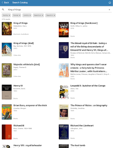 Screenshot of Arrowhead Library System MN