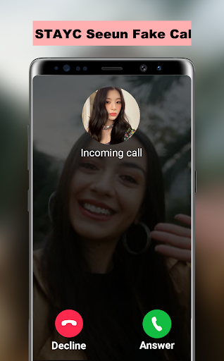 Android application EXO Sehun Fake Call screenshort