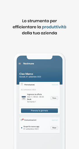 Android application Nextmune Italy HR screenshort