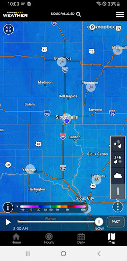 Screenshot of Dakota News Now Weather