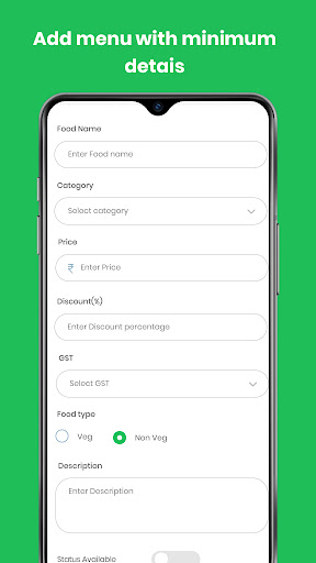 SayNoCash Restaurant Partner Screen 3