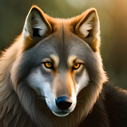 Hunter Wolf Wildlife Safari 3d logo