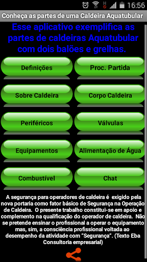 Android application Caldeiras Aquatubular PRO screenshort