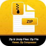 Zip File Reader - Fast Zip & Unzip Files Manager  Icon