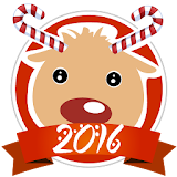 New Year Greeting Cards 2016 icon