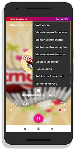 Ritmo Latino Radio Screen 3