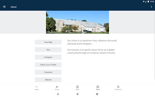 Screenshot of Kingdom Apostolic Ministries