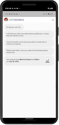 Android application CITYWORKS.ai screenshort