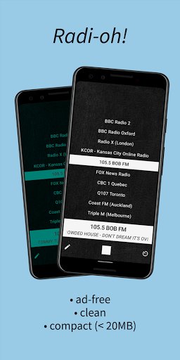 Android application Radi-oh! - Simple radio player screenshort