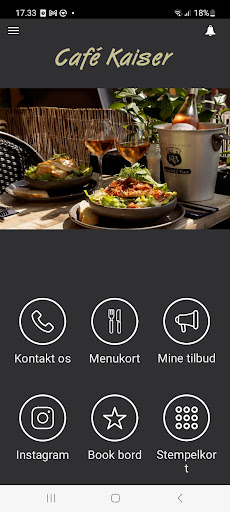 Android application Café Kaiser screenshort