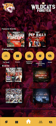 Android application BCUHomecomingConnect screenshort