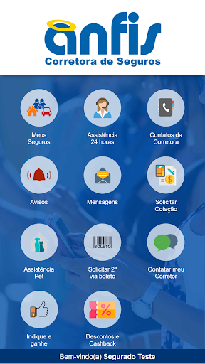 Android application Anfis Corretora screenshort