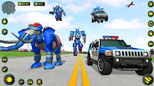 Elephant Robot Car: Robot Game - Apps on Google Play