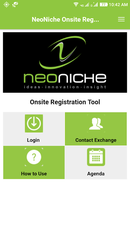 Onsite Registration Tool - 1 - (Android)