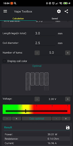 Vape Toolbox Lite Screen 3