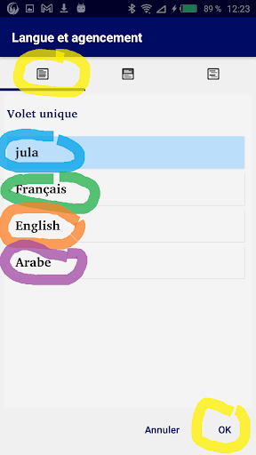 Jula Français English Arabe Screen 3