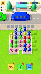 Bus Jam Color Puzzle Games 3D