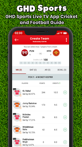 GHD Sports Free Live Cricket - Live IPL 2021 Tips