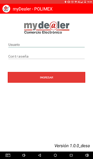 Android application myDealer Polimex screenshort