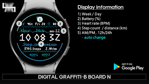 LMwatch d graffiti b board n Screenshot 2 - AppWisp.com