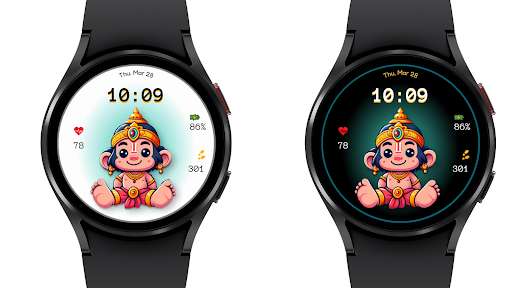 Hanuman Watch Face screenshot 4