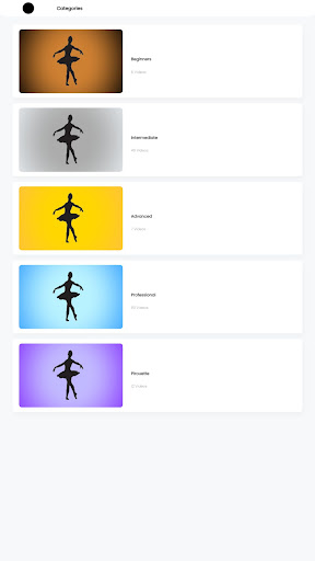 Android application Ballet - Dancing Classes screenshort