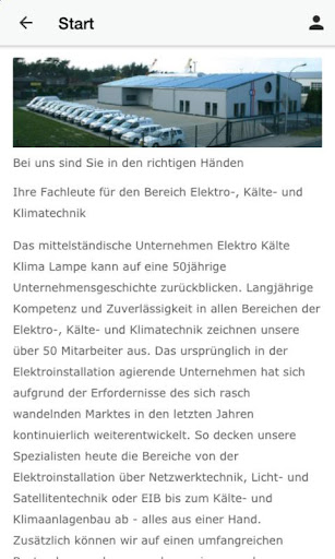 Elektro Kälte Klima Lampe GmbH Screen 2