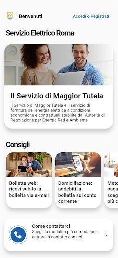 Android application Servizio Elettrico Roma screenshort