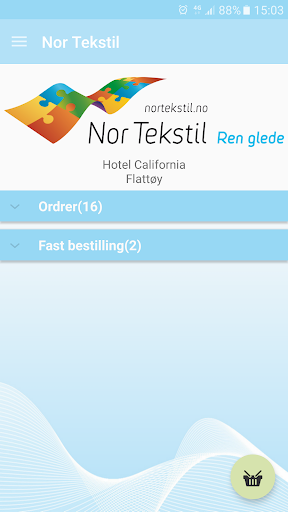 Android application Nor Tekstil screenshort