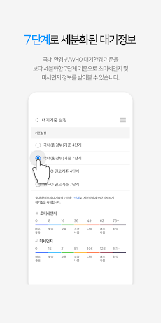 AirMapKorea - 미세,WHO,날씨,위젯,에어맵のおすすめ画像5