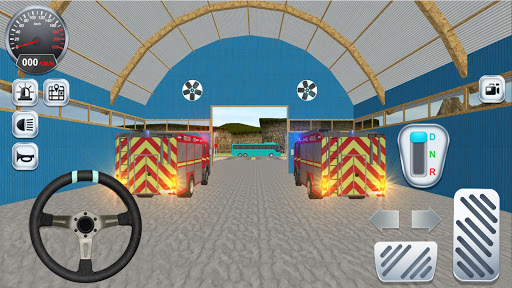 Modern Fire Truck Simulator 3D Screen 2