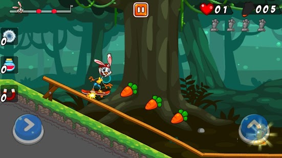 Rabbit Skate Offline Game Screenshot