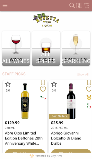 Rosetta Wines Screen 3