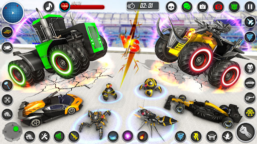 Multi Animal Robot Car Games screenshot 21