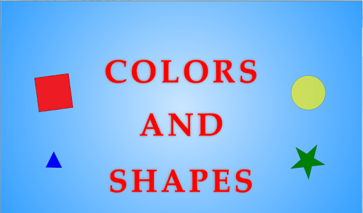 Android application Colors and shapes for children screenshort