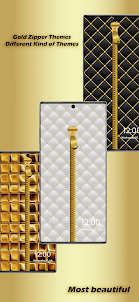 Gold lock screen