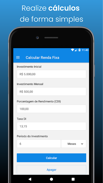Calculadora de Renda Fixa CDB - 1.0.3 - (Android)