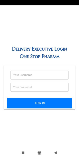 Android application OSP Delivery Executive screenshort