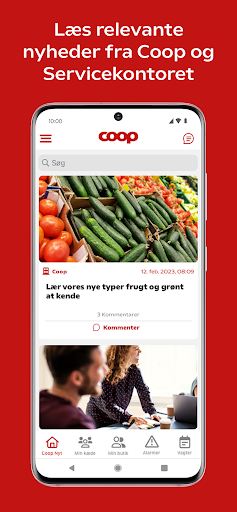 Android application Os i Coop screenshort