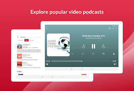 Offline Podcast App: Player FM Captura de tela