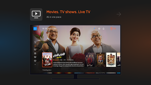 Android application Jawwy TV Launcher screenshort