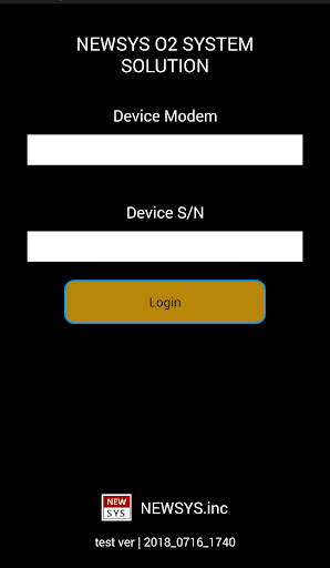 NEWSYS O2 SYSTEM Screen 2