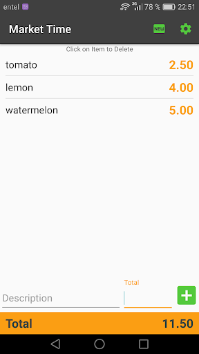 Market Time Screenshot